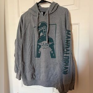 Torrid Mandalorian gray hoodie plus size 1